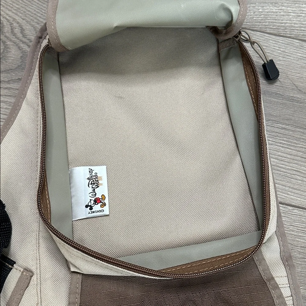 Vintage Disney Animal Kingdom Kilimanjaro‎ Safari Crossbody Messenger Bag Tan